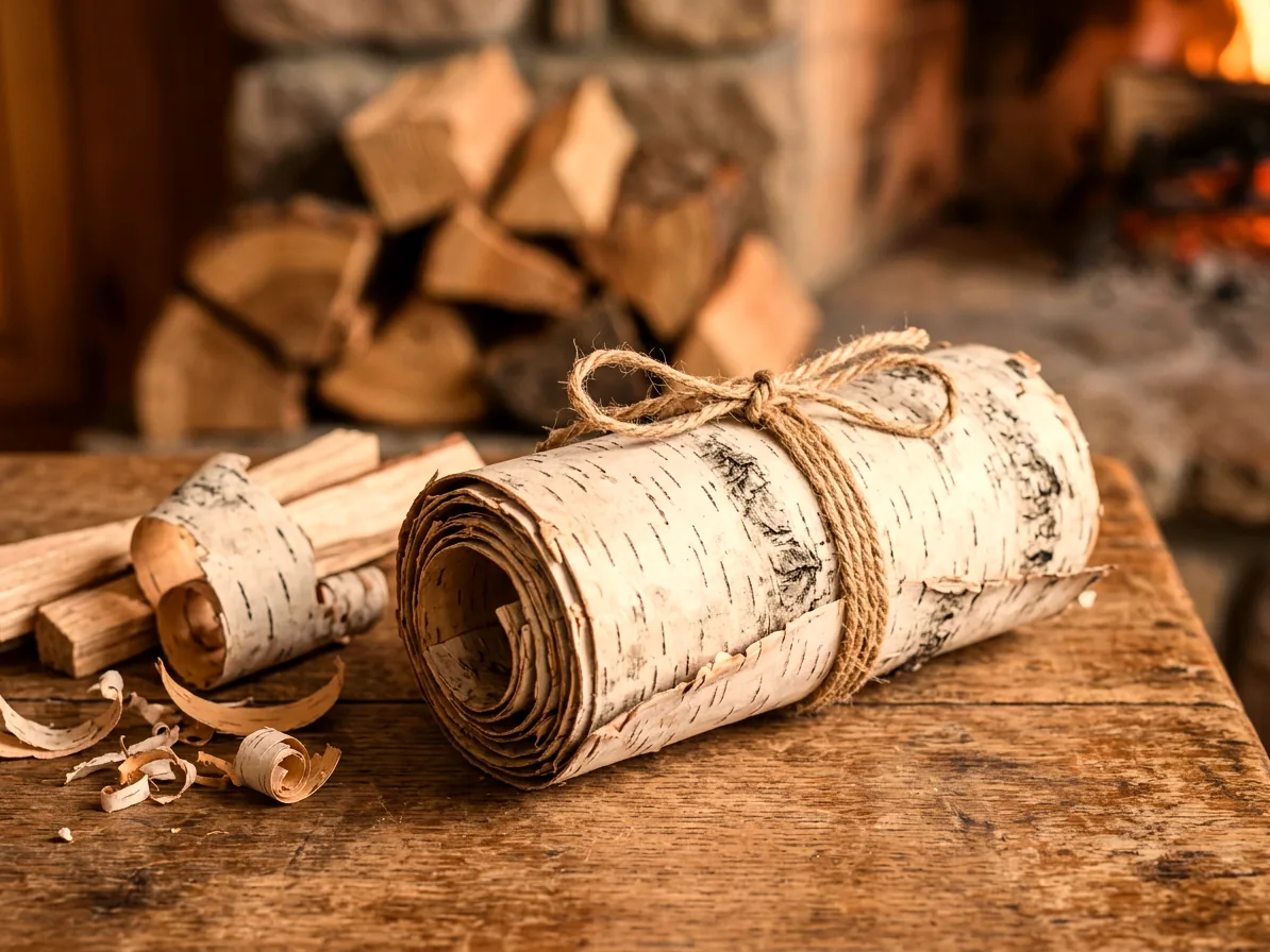 Береста для растопки 2 кг